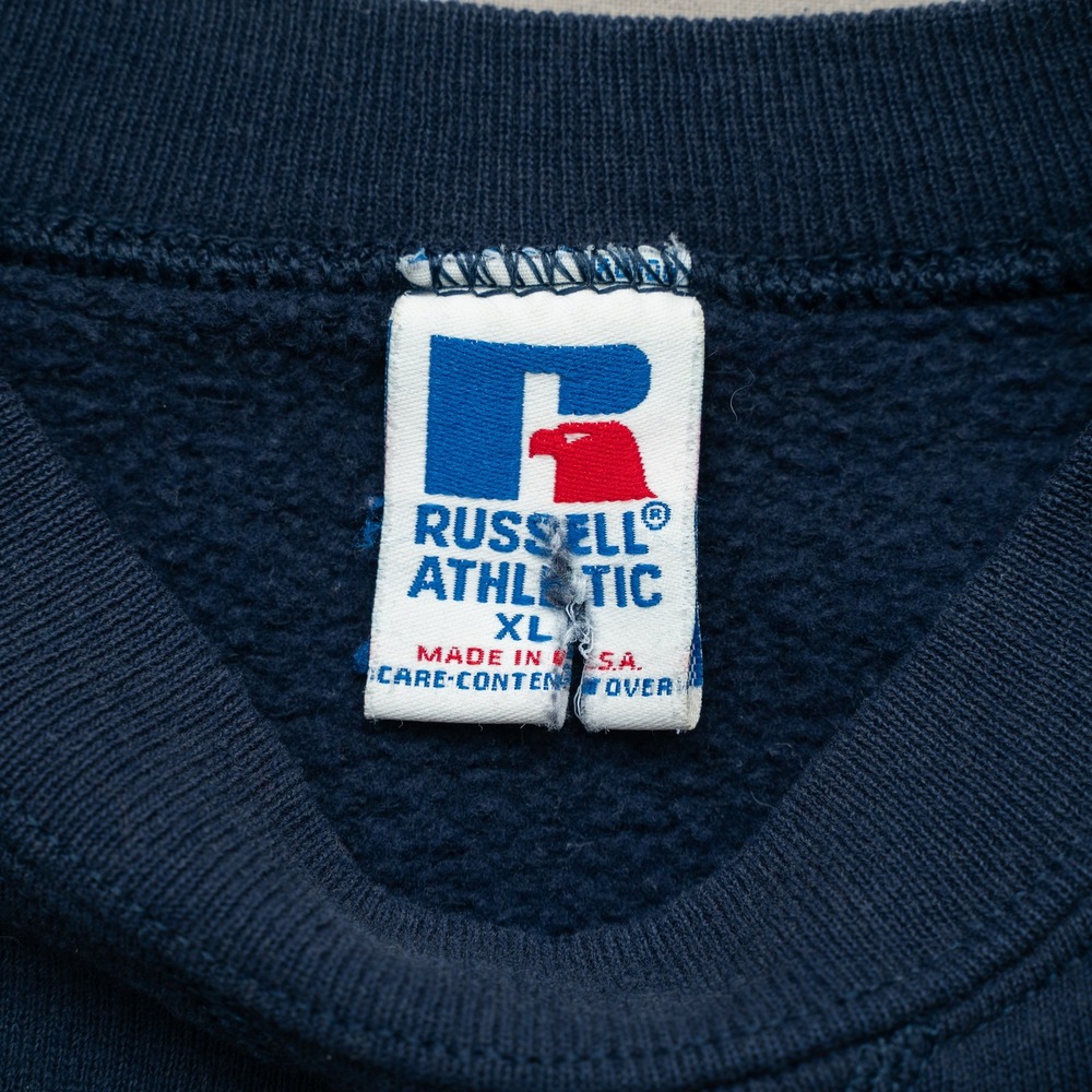 Vintage 90s Willis Firebirds Russell Athletic Distressed Sweatshirt Adult XL USA - Picture 4 of 9